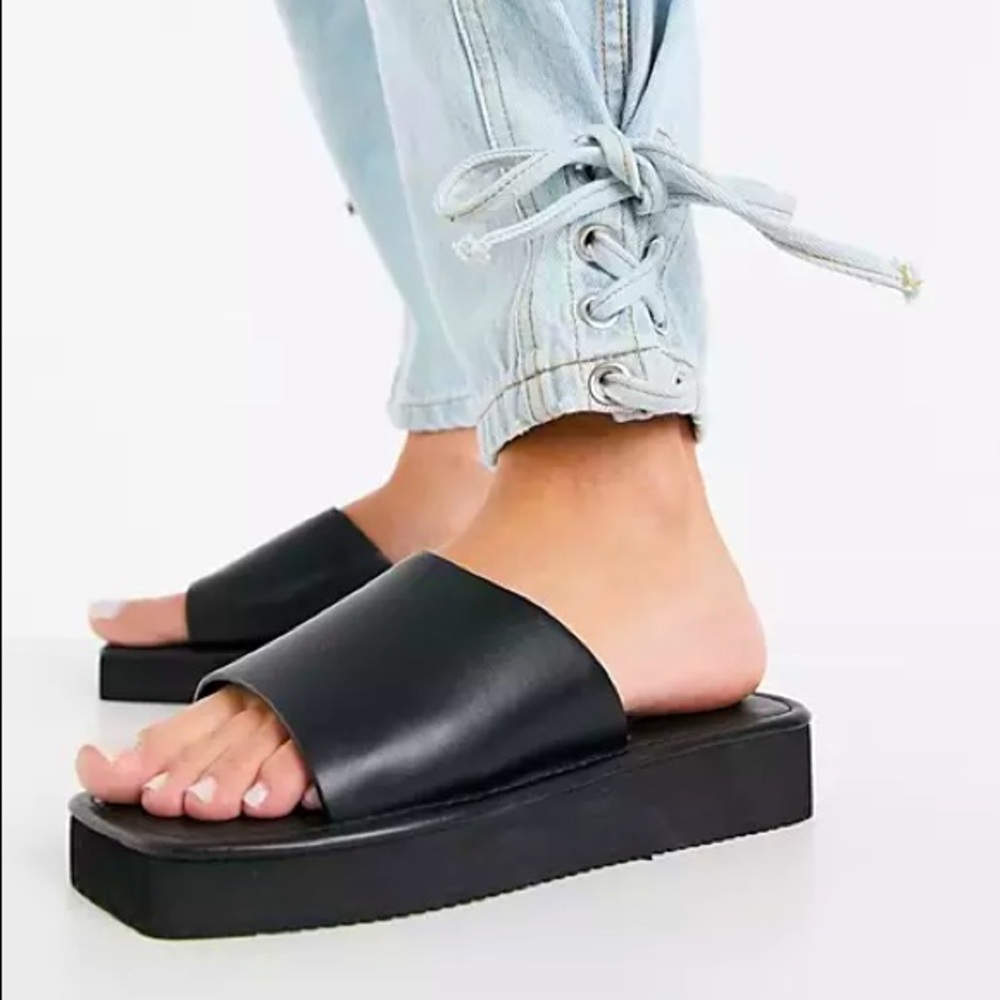 London Rebel mini platform 90s sandals